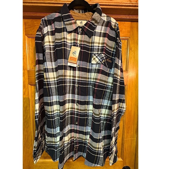 Legendary Whitetail Men's Buck Camp Flannel Shirt 2XT New with tags - Picture 5 of 12